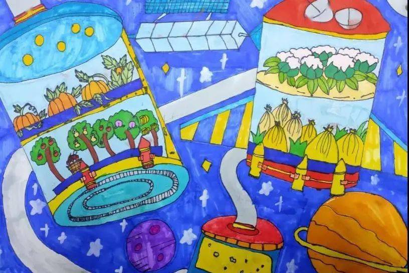 卓雅娃们将科技梦想与绘画相结合,设计了精美绝伦的科幻画!