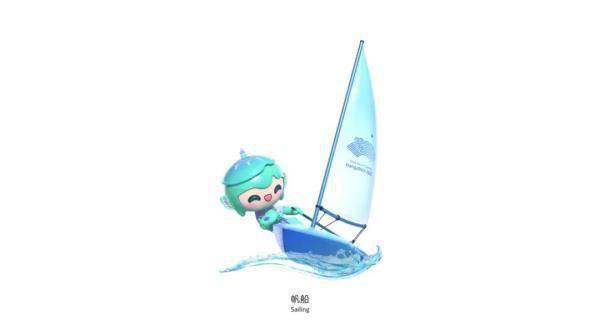 造型|杭州亚运会数字吉祥物发布，造型含攀岩、电子竞技、帆船项目