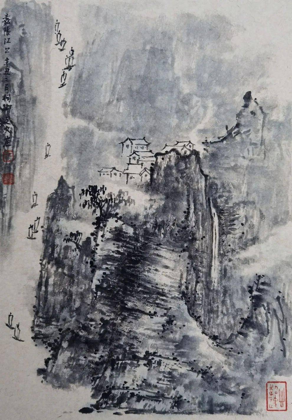 豪华落尽见真淳——赵文火山水画意境品读_中国_笔墨_艺术