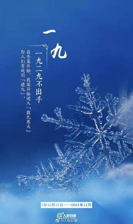 耕牛|“数九天”到了！收好“九九健康日历”