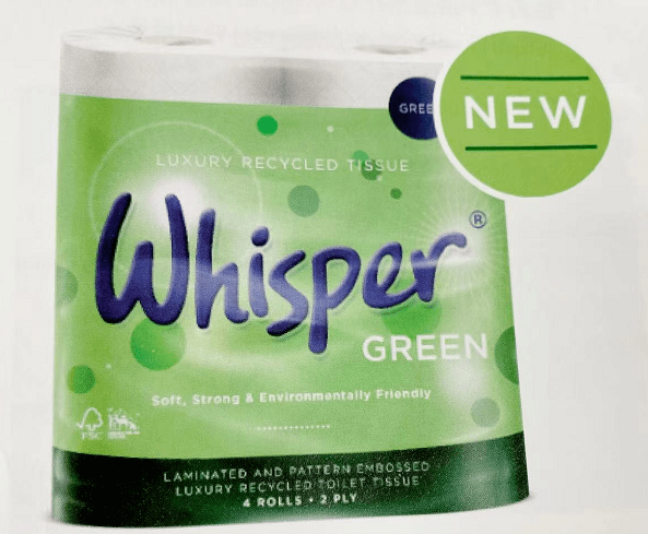 northwood推出whispergreen系列100可再生卫生纸