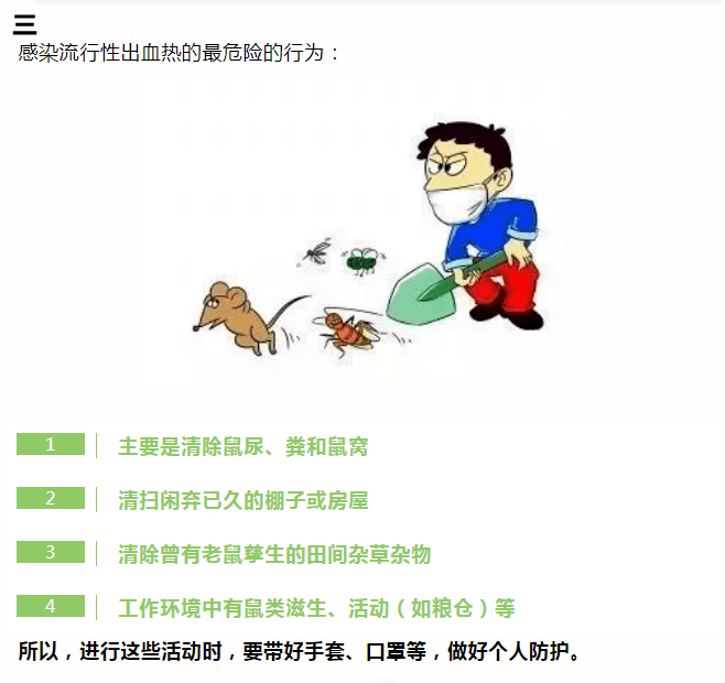 疾控动态个人和家庭如何防治流行性出血热