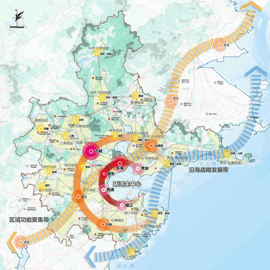 建设超500万人口特大城市!泉州最新规划重磅出炉!_城市职能_城区_空间