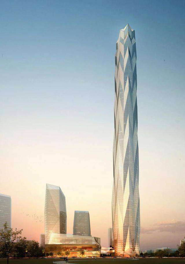 33975米成都在建第一高楼绿地中心468最新高度