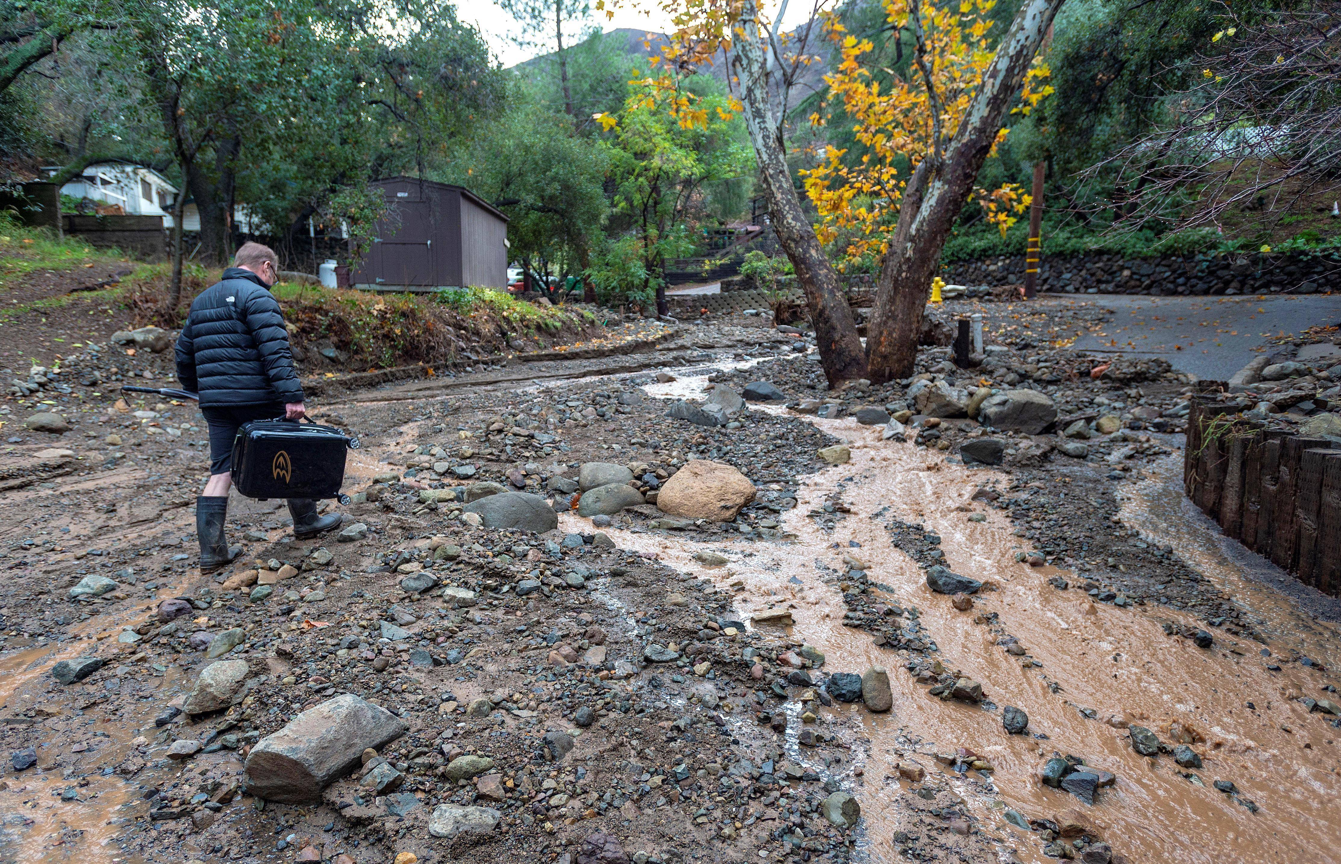 美國加州暴風雨持續 峽谷地區居民被強制疏散 國際 第6張