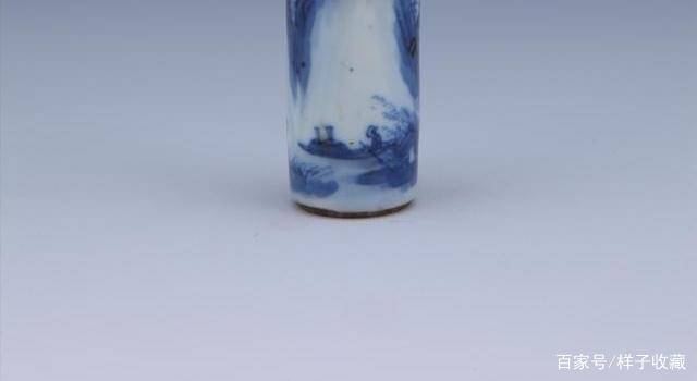 鼻煙壼 青花釉裏紅 清時代 康熙年製 唐物 鼻煙壼 青花釉裏紅 清時代 康熙年製 唐物 清代康熙青花