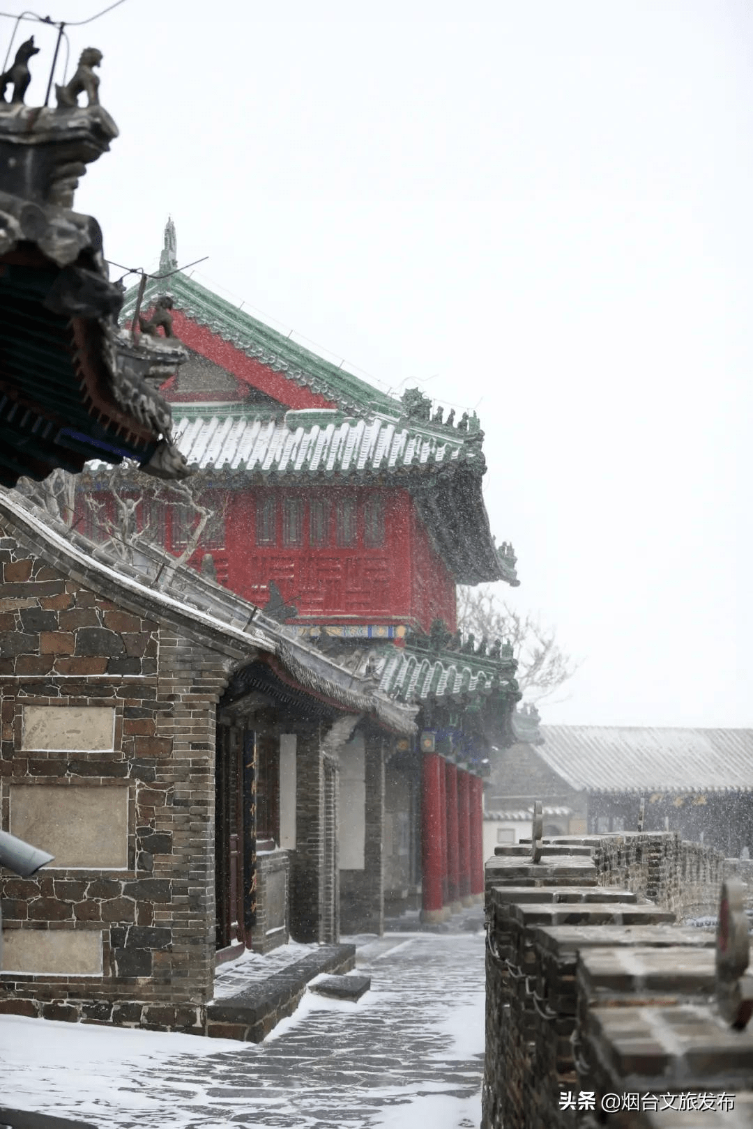 弥陀寺|雪落蓬莱阁，让时光精致到停顿！