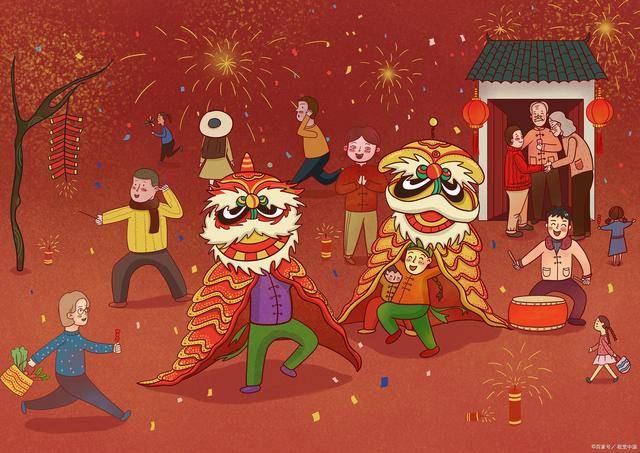 梦见过年的情节点灯放鞭炮，探索梦境中的传统与希望