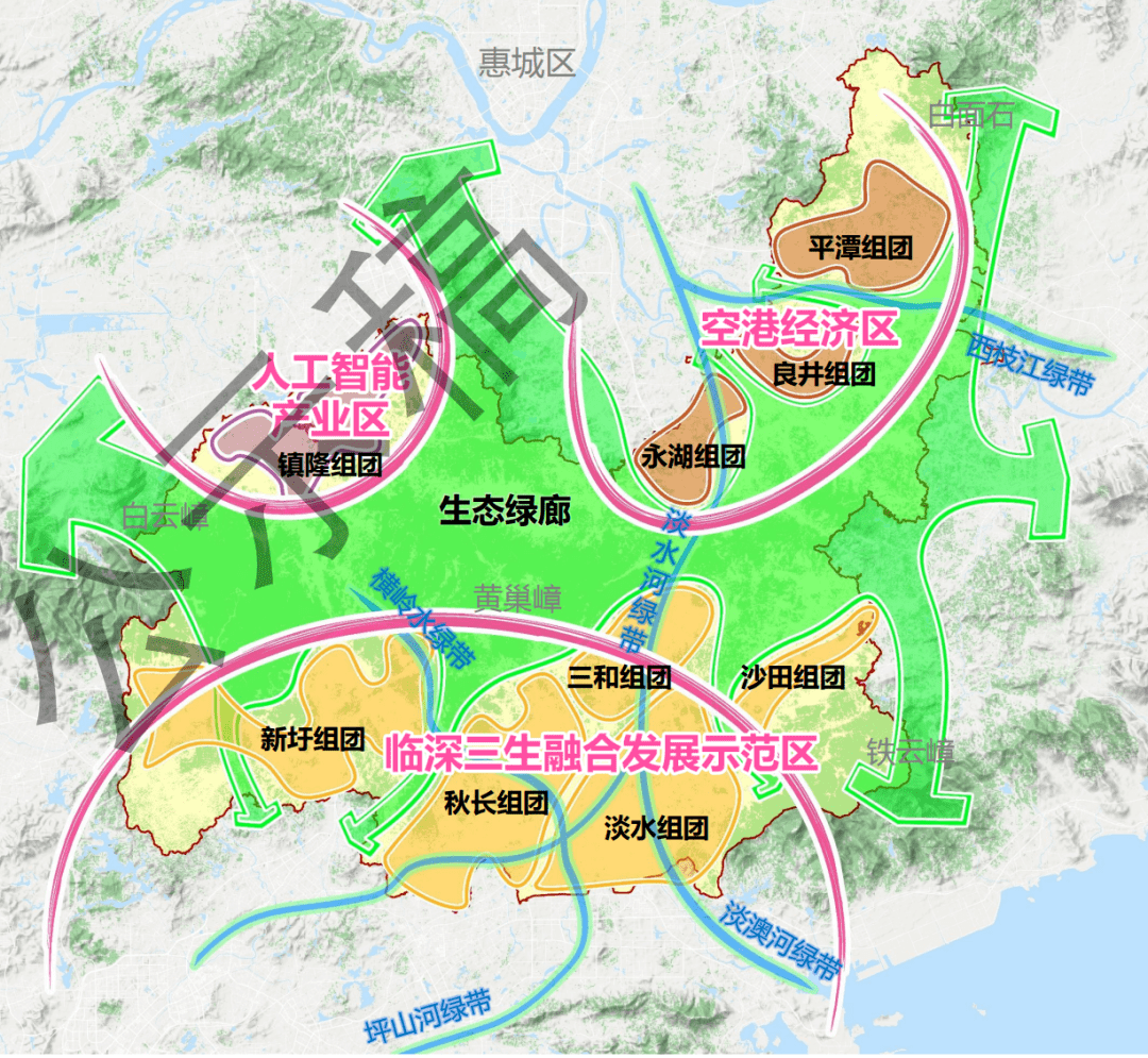 惠阳淡水洋纳片区规划图片