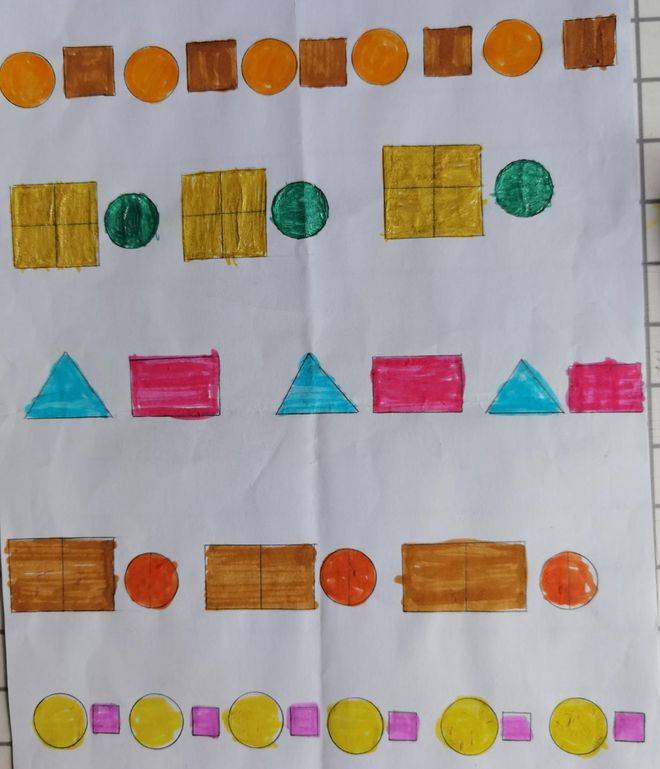 童心"玩转"数学课堂,用笔画出数学之美_规律_温庄_活动