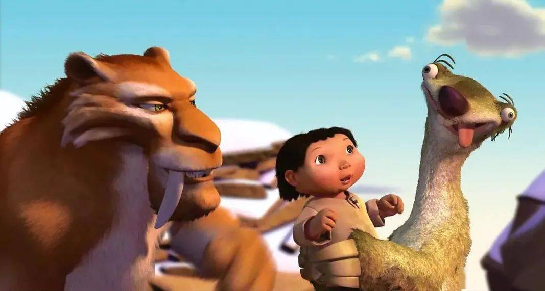 组队护送宝宝回家的故事长毛象,树懒,剑齿虎因人类婴儿相聚讲述了距今