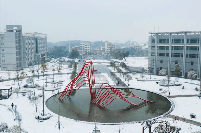 初雪|湖南高校初雪图鉴 第一次这么认真地赏雪