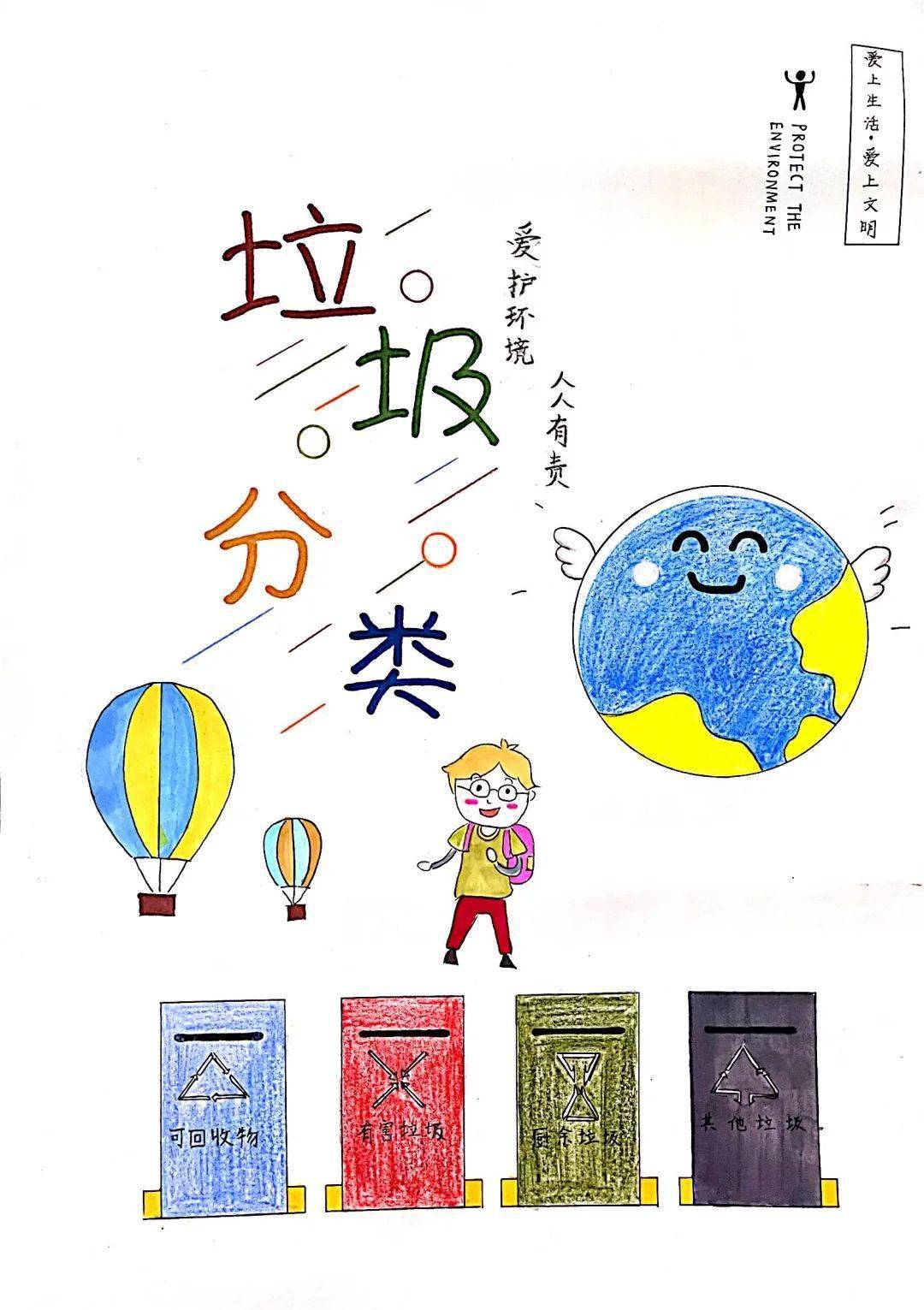 文明视角 | 日照市组织"供销环境杯"生活垃圾分类儿童画大奖赛评选