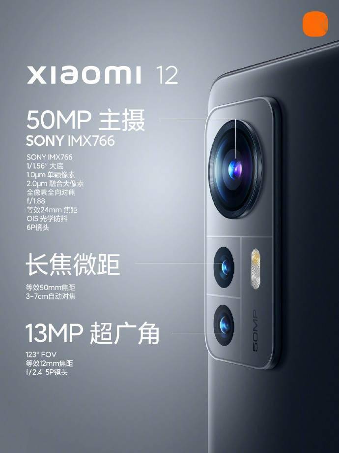 旗舰|对标iPhone 13！小米12发布：售价3699元起