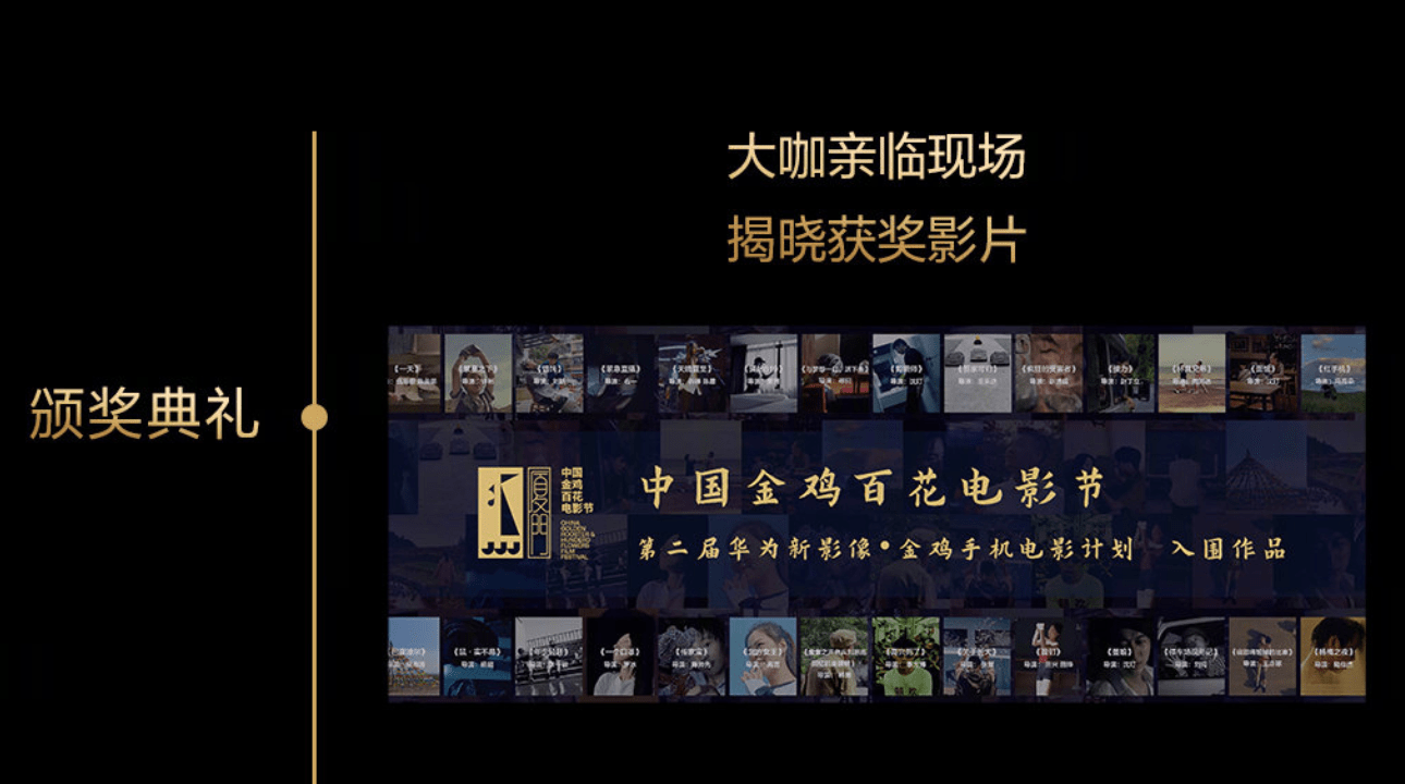 金鸡|华为 2021 新影像金鸡手机电影计划颁奖典礼明天举