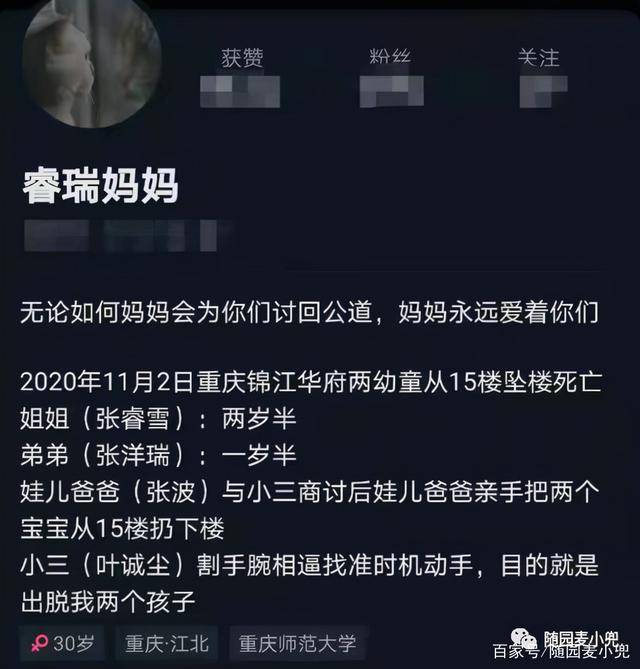 重庆姐弟坠亡案宣判父亲与女友均获刑祝这对恶魔早赴黄泉