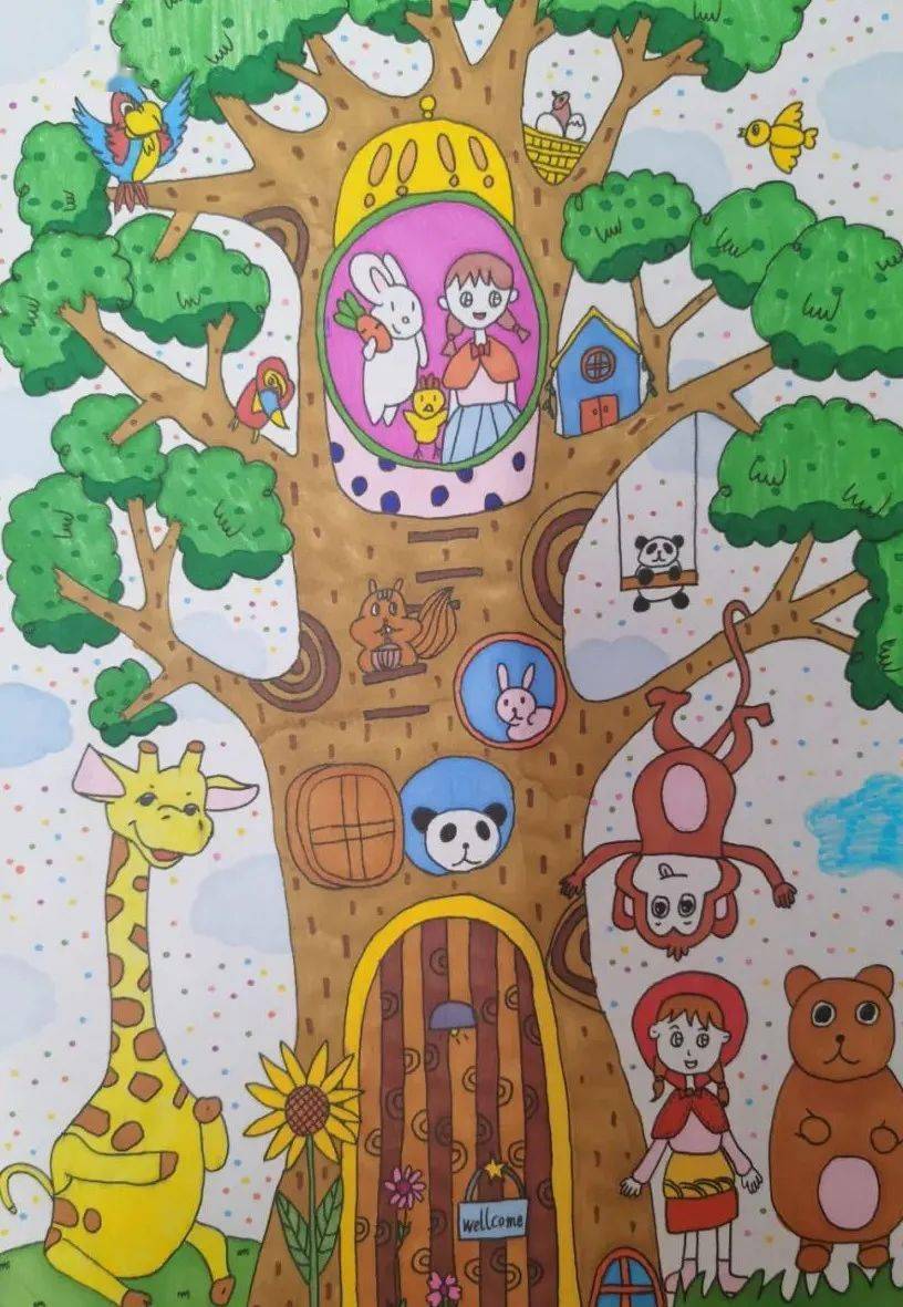 童心绘万物主题绘画作品征集活动获奖作品展示二