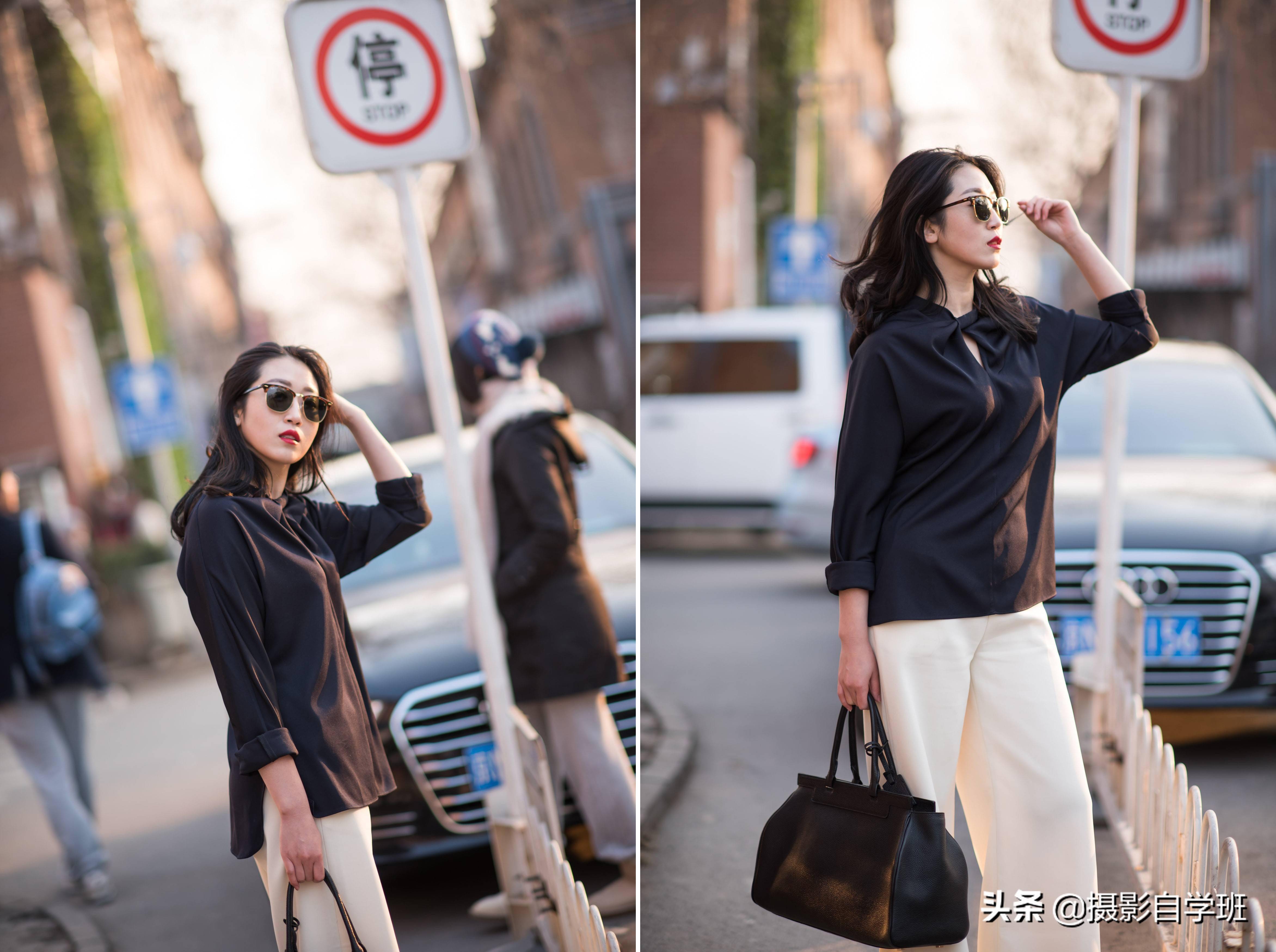 12个户外拍摄姿势展现女人的自信大方引领潮流