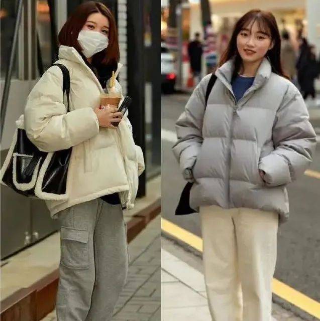 想要美丽不冻人?“短款棉衣”俏皮温暖,不论高矮胖瘦谁穿谁好看_外套_小个子_筒裤