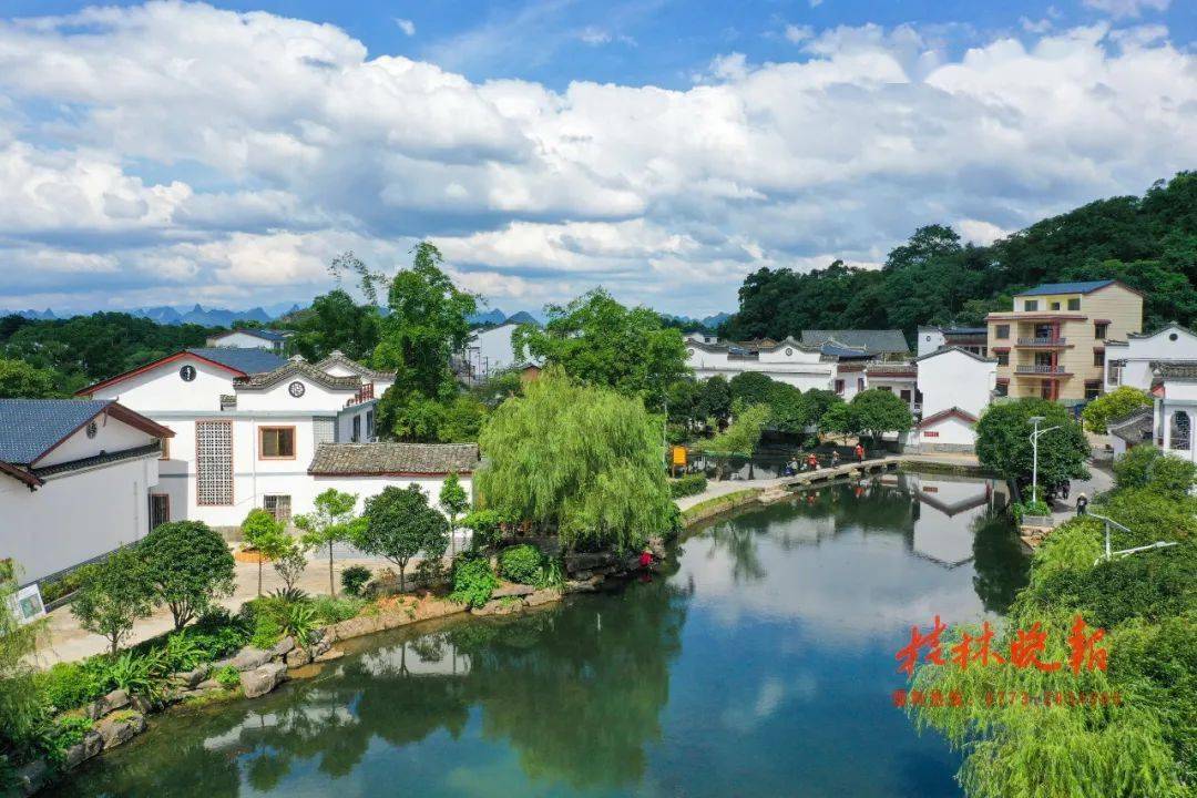 自带美颜桂林的乡村成网红景点