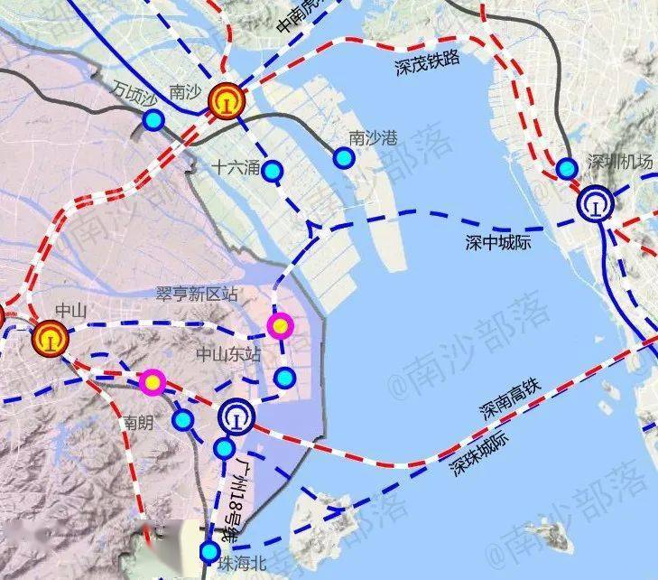 通车后南沙64中山仅约30分钟南沙地铁 有望直达港珠澳大桥口岸更加