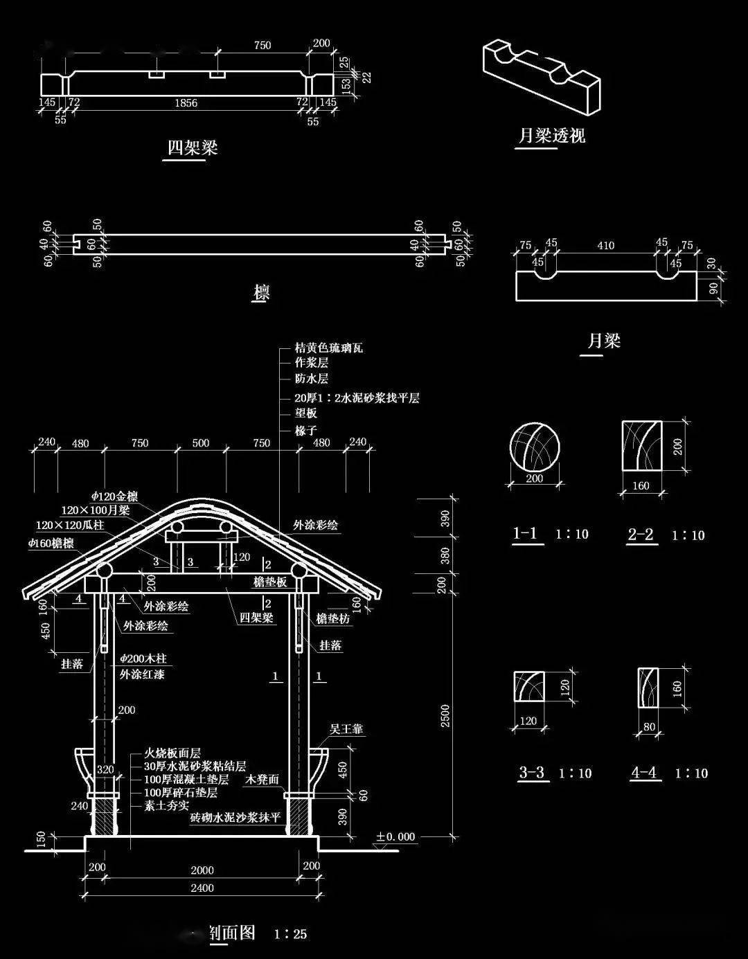 门窗cad图纸绘制教程图片