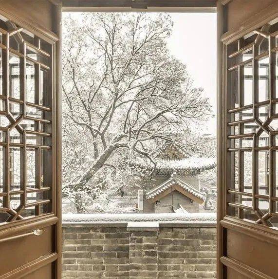 风景摄影:洛阳周公庙雪后_关林_交通_大门