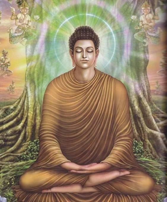 端坐思惟,发下誓愿:"我如果不圆成正等正觉的佛果,宁可碎此身,终