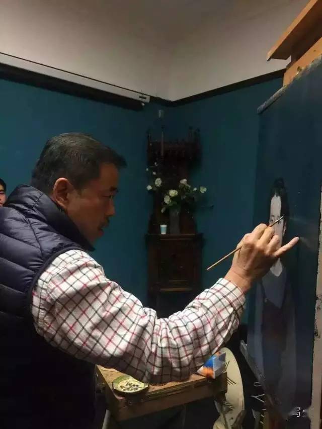 三月冷军郭润文老师的写生还在继续致敬