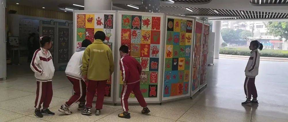 谁持彩练当空舞 童心妙笔绘丹青——记我校美术科组《童彩课程·学生课堂课题研究作业展》_作品_卢贺_油画