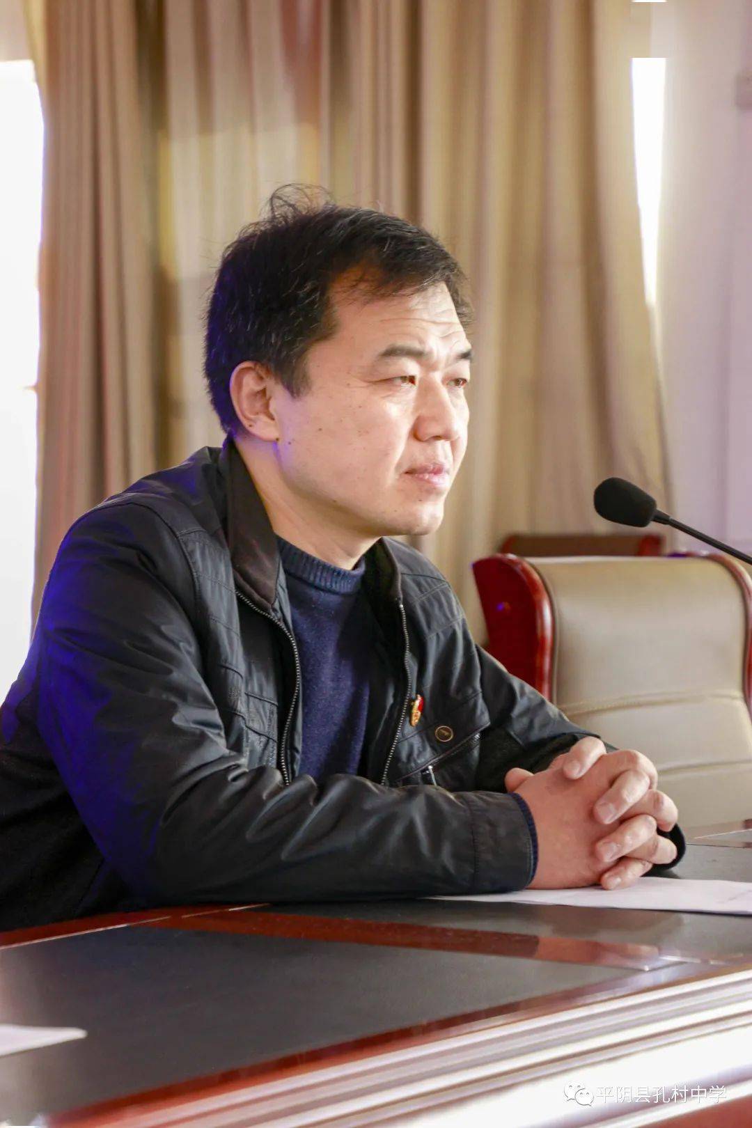 青春心向党·筑梦新时代 ----孔村中学举行新团员入团仪式_王玉强_董