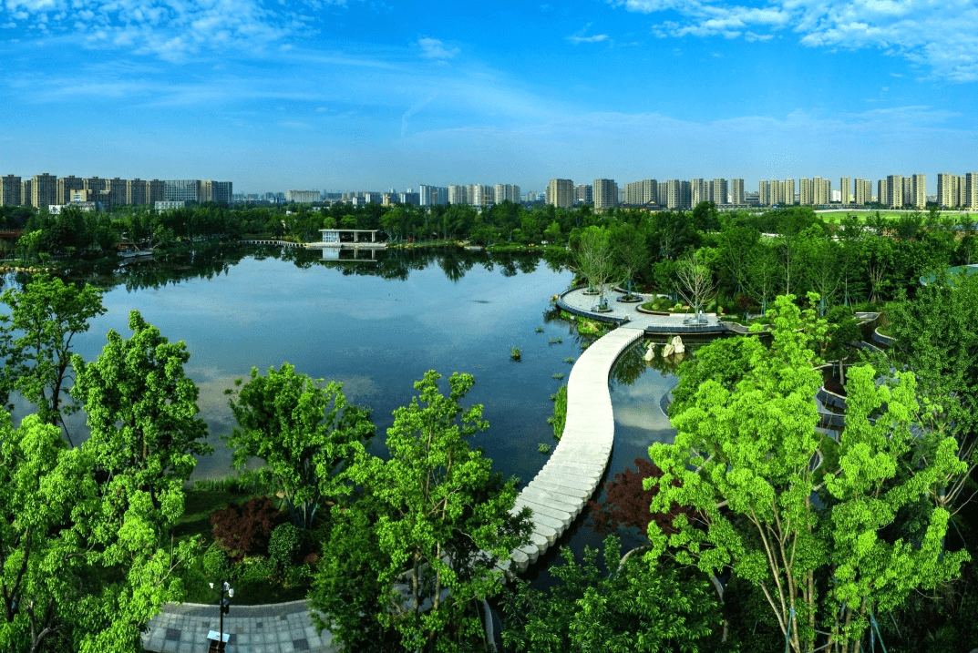 美丽九堡省级荣誉全区唯一丰收湖公园荣获浙江省优质综合公园称号