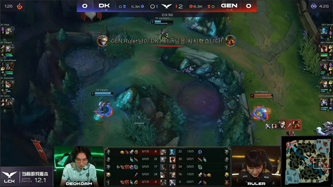 维克托|LOL-LCK：Lehends“韩一炼”绕后缚地许秀，GEN惊心动魄2-1力克DK