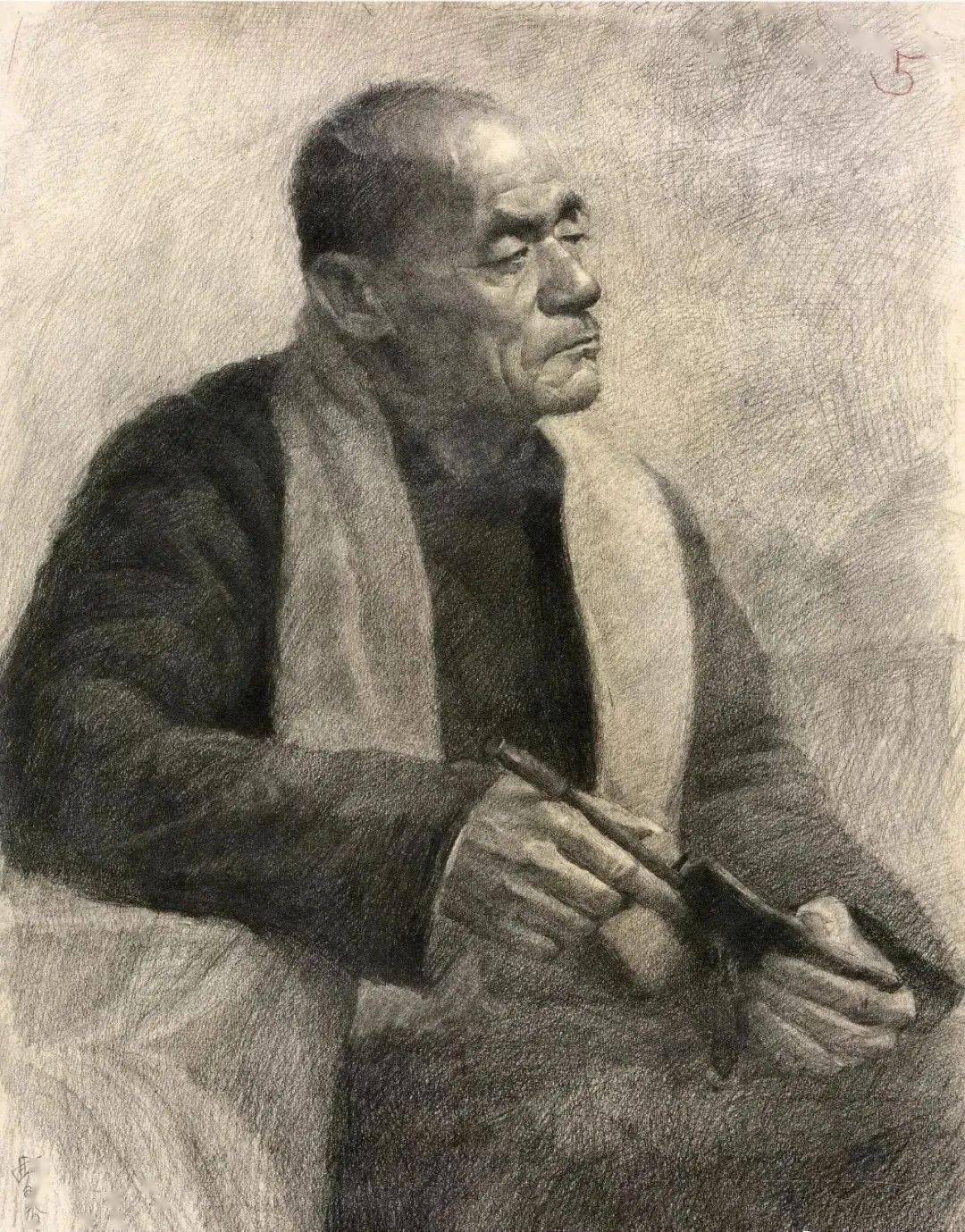 中央美术学院教授曹春生素描作品_芥子园_画谱_形式