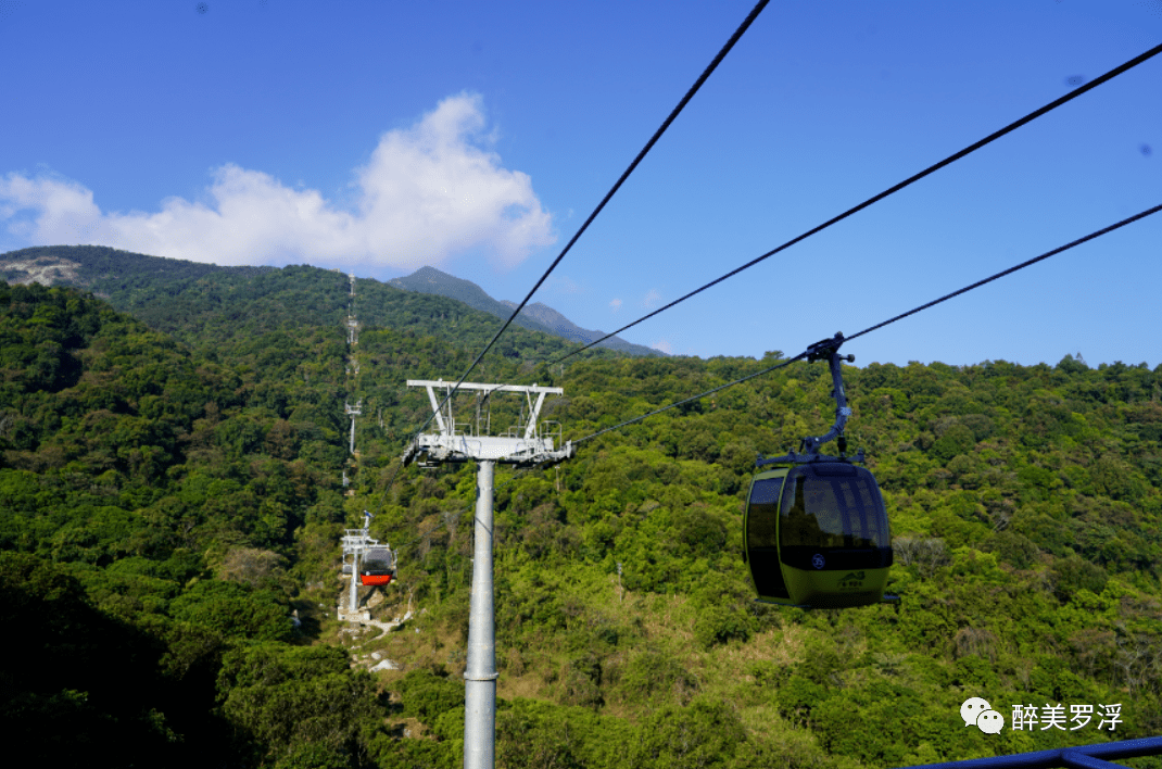 惊艳亮相惠州市唯一一条景区客运索道开通啦