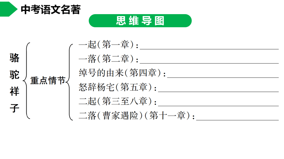 祥子|初中语文 | 七年级下册：《骆驼祥子》名著导读+思维导图 +考点合集，寒假预习必收！