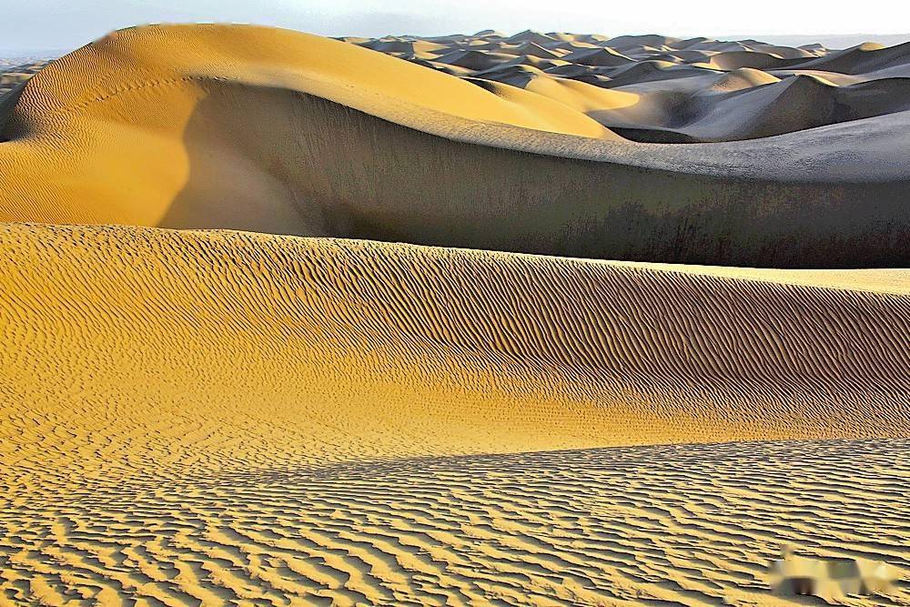 新疆纪行航拍中国最大的沙漠塔克拉玛干沙漠