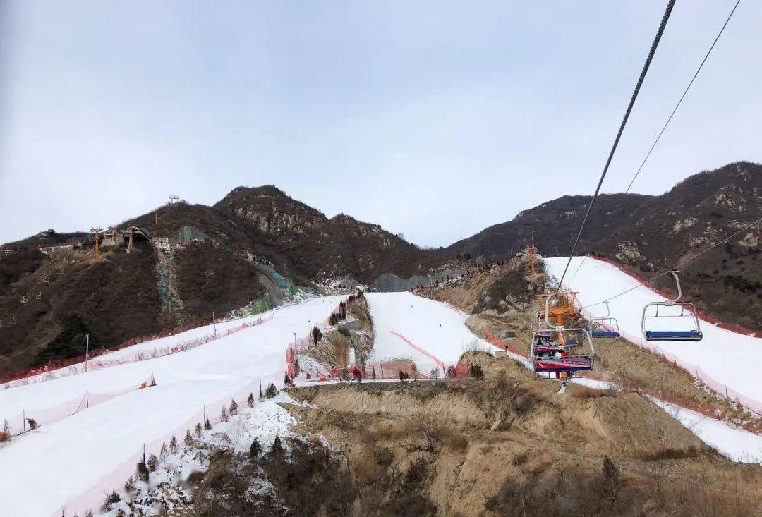 松花湖滑雪场雪道坡度图片