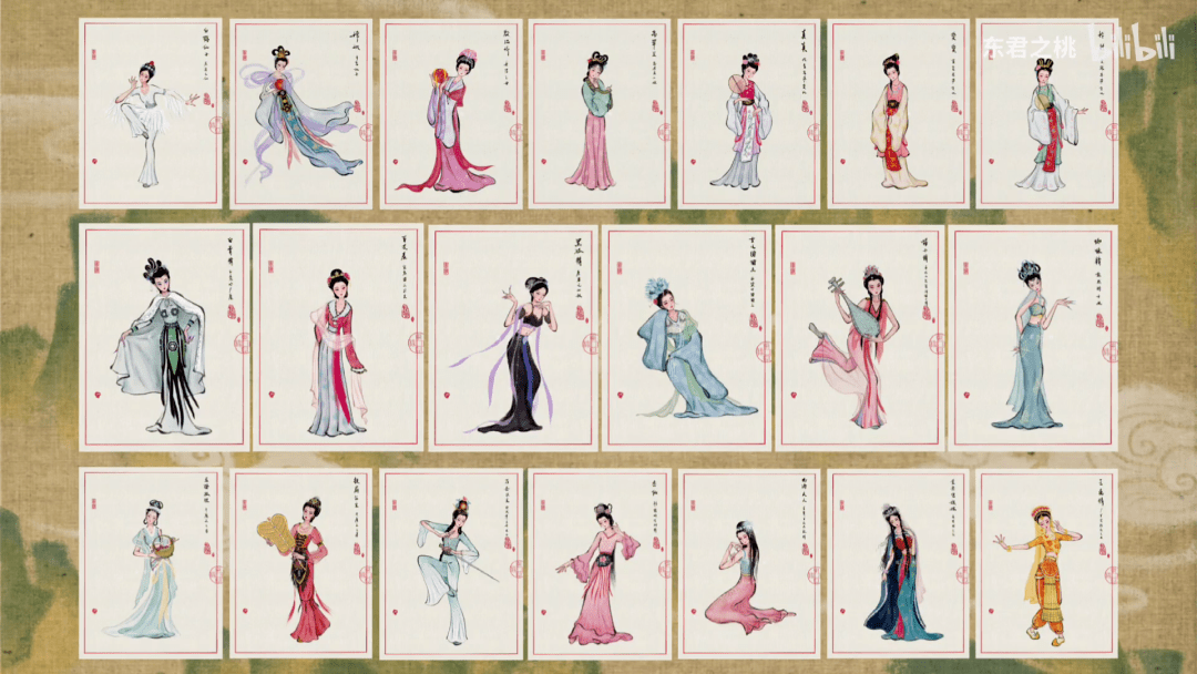 这才是中国美人90后女生手绘西游记女子图鉴全员绝色