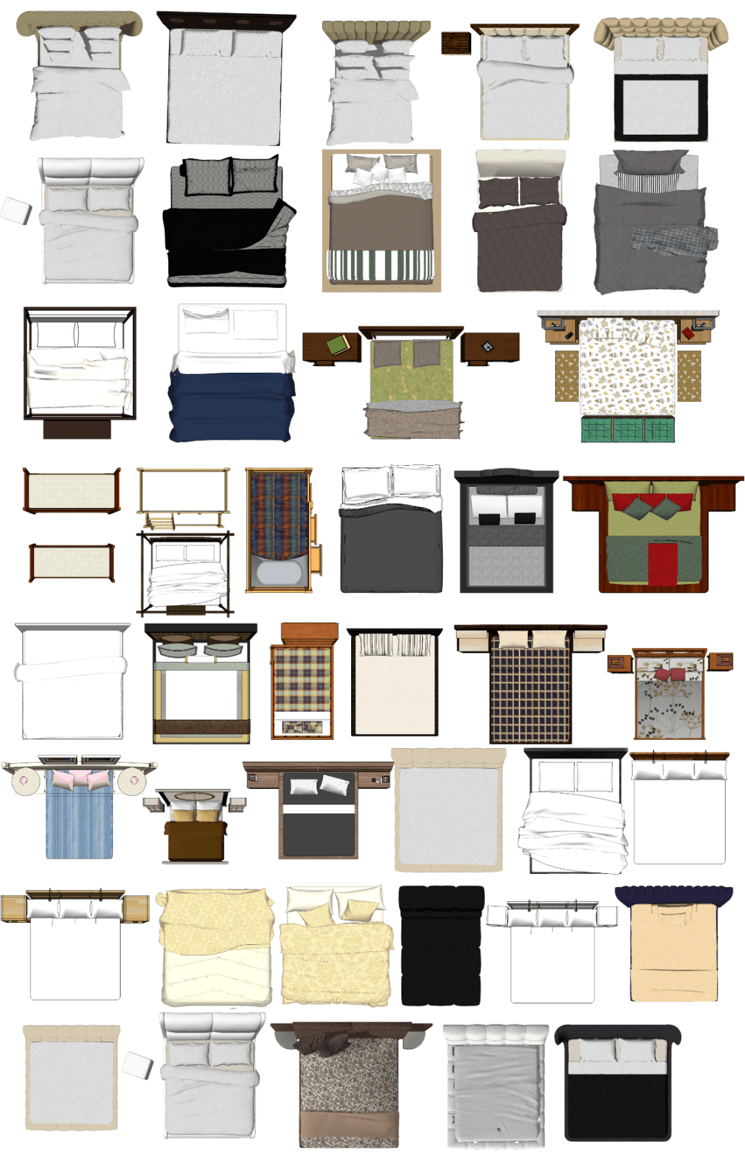 高颜值室内家具彩平图这技能可是hold住甲方的秘技