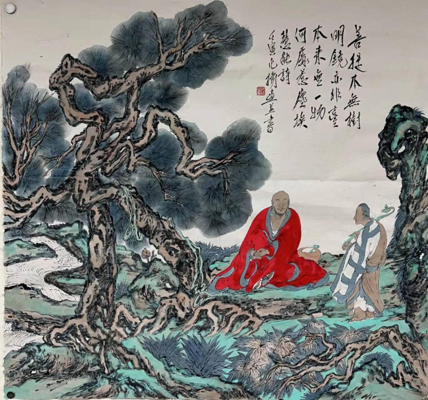 画笔|范扬开年开画笔 惠能诗画诗禅意