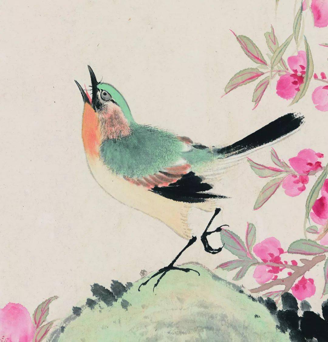 画家的技法,上溯宋元诸家,下至明清的陈白阳,徐青藤,恽南田,金冬心