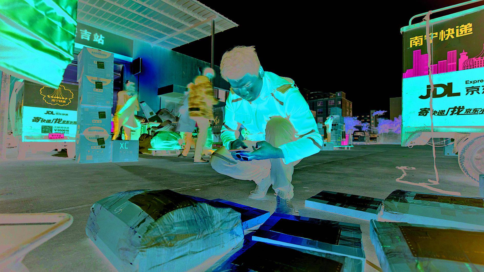 传递年味节前快递收发迎来小高峰人均每日派送三四百个包裹