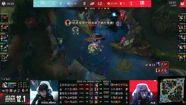 双方|LOL-LPL：Tarzan盲僧回旋踢一脚定乾坤，LNG 2-1击败FPX取得五连胜