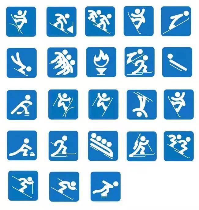 冬奥会项目标识图片