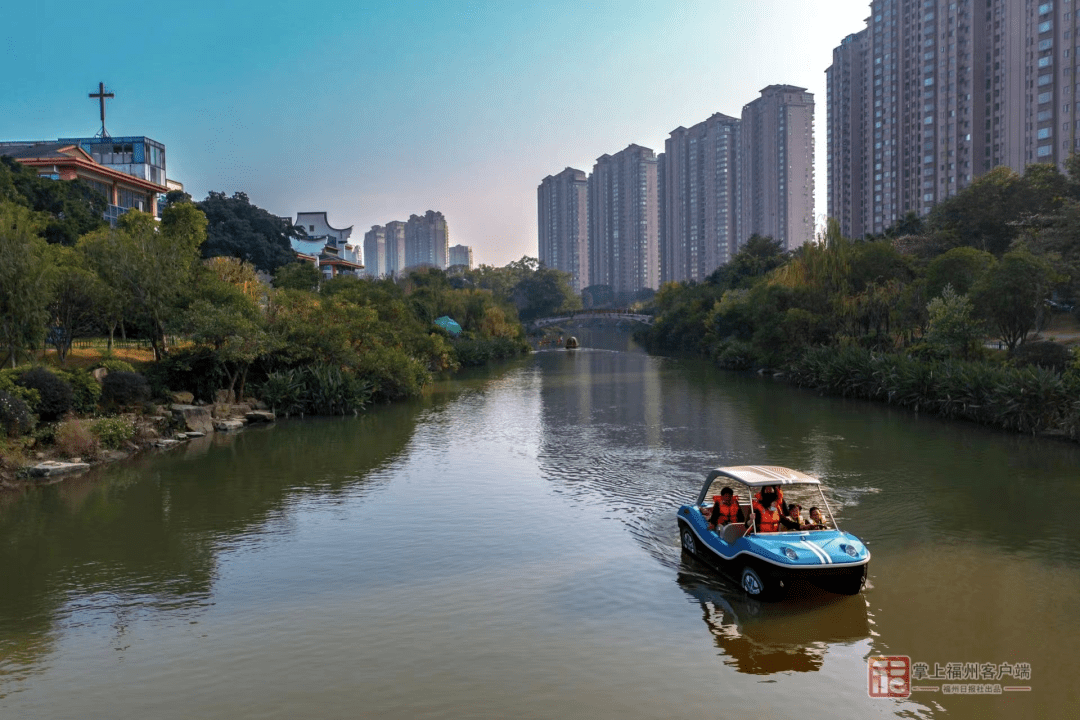 梦幻夜游福州内河春节开启灯光秀惊艳亮相