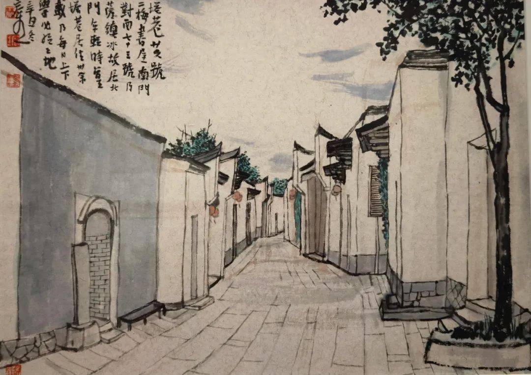 三坊七巷首届邻里节分展区|"天光塔影—林容生坊巷主题作品展"2月5日