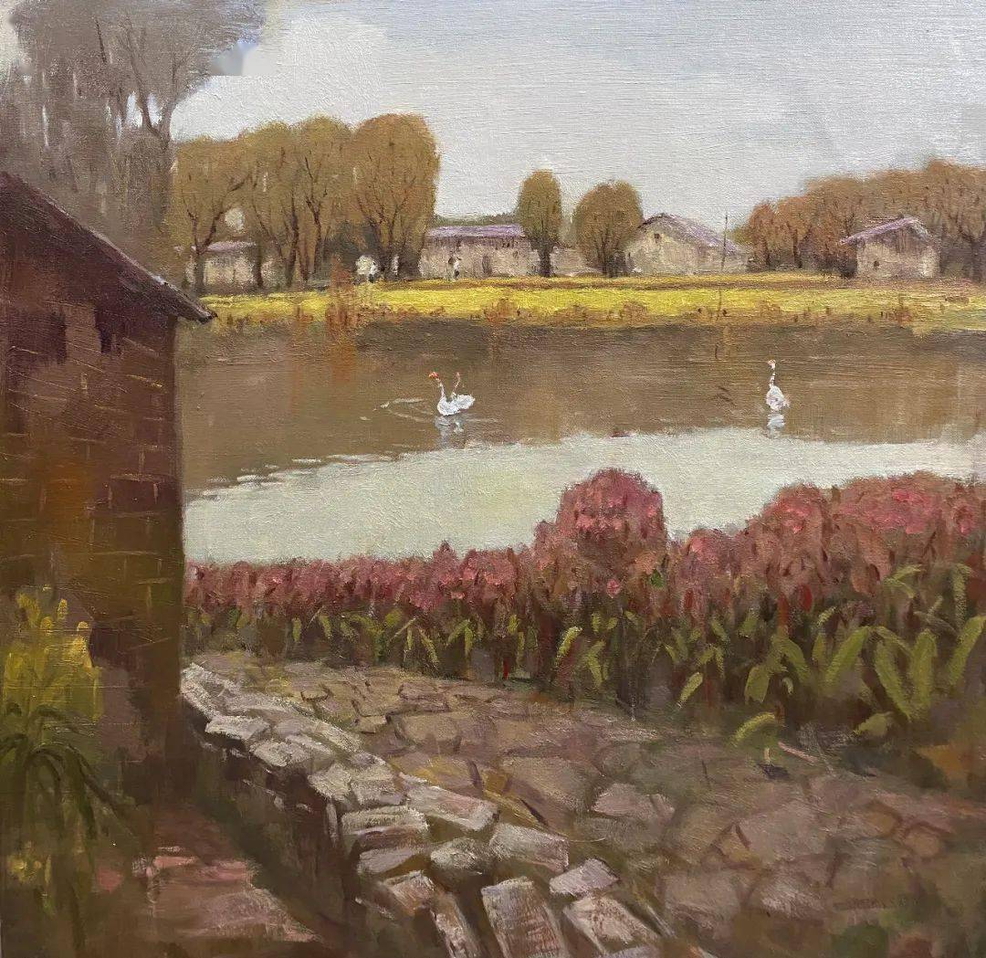 瑞虎呈祥墨润丹青开封市青年画家迎新春线上作品展02油画版画雕塑水彩