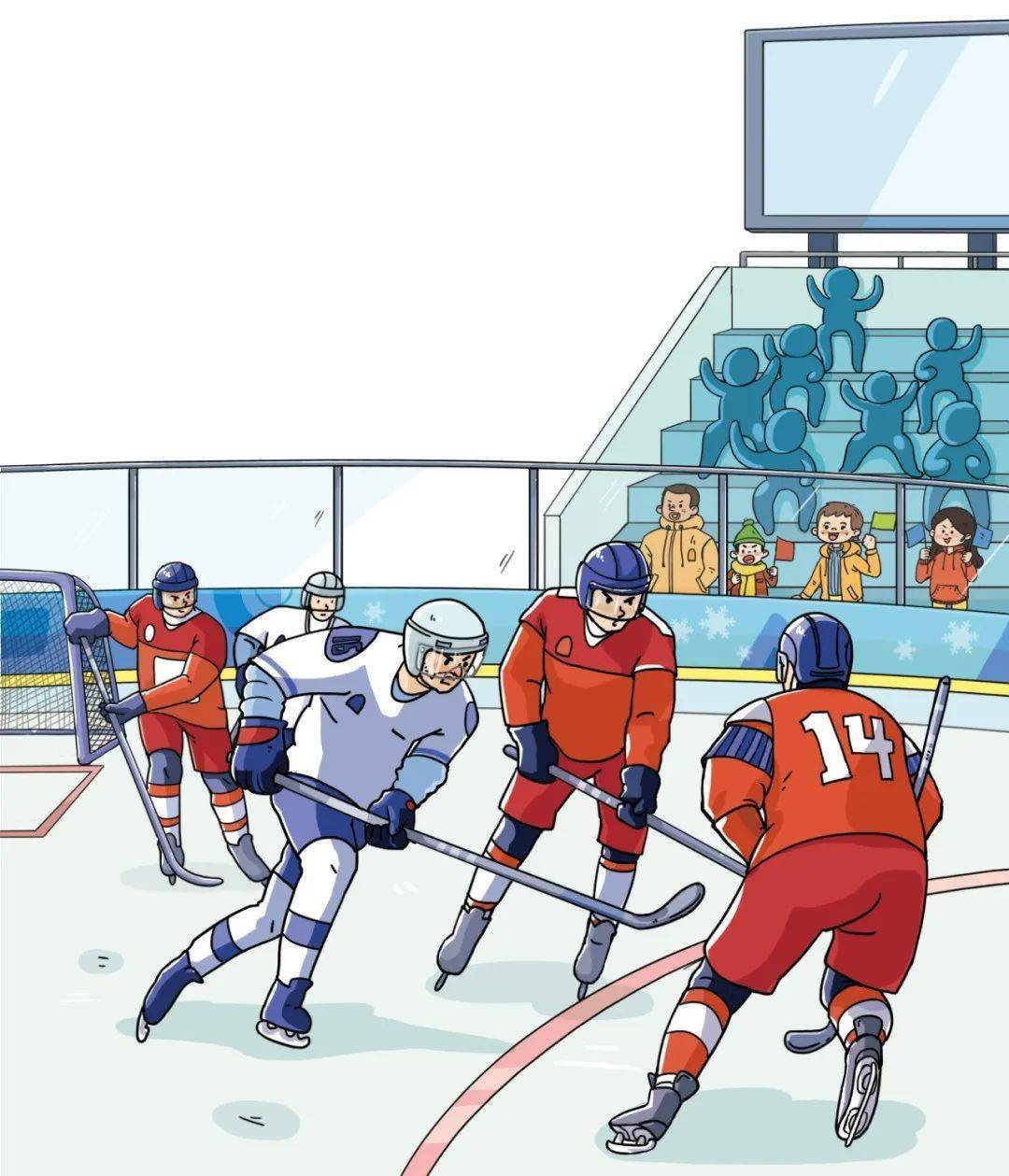 从了解规则开始!冰球,也叫"冰上曲棍球".