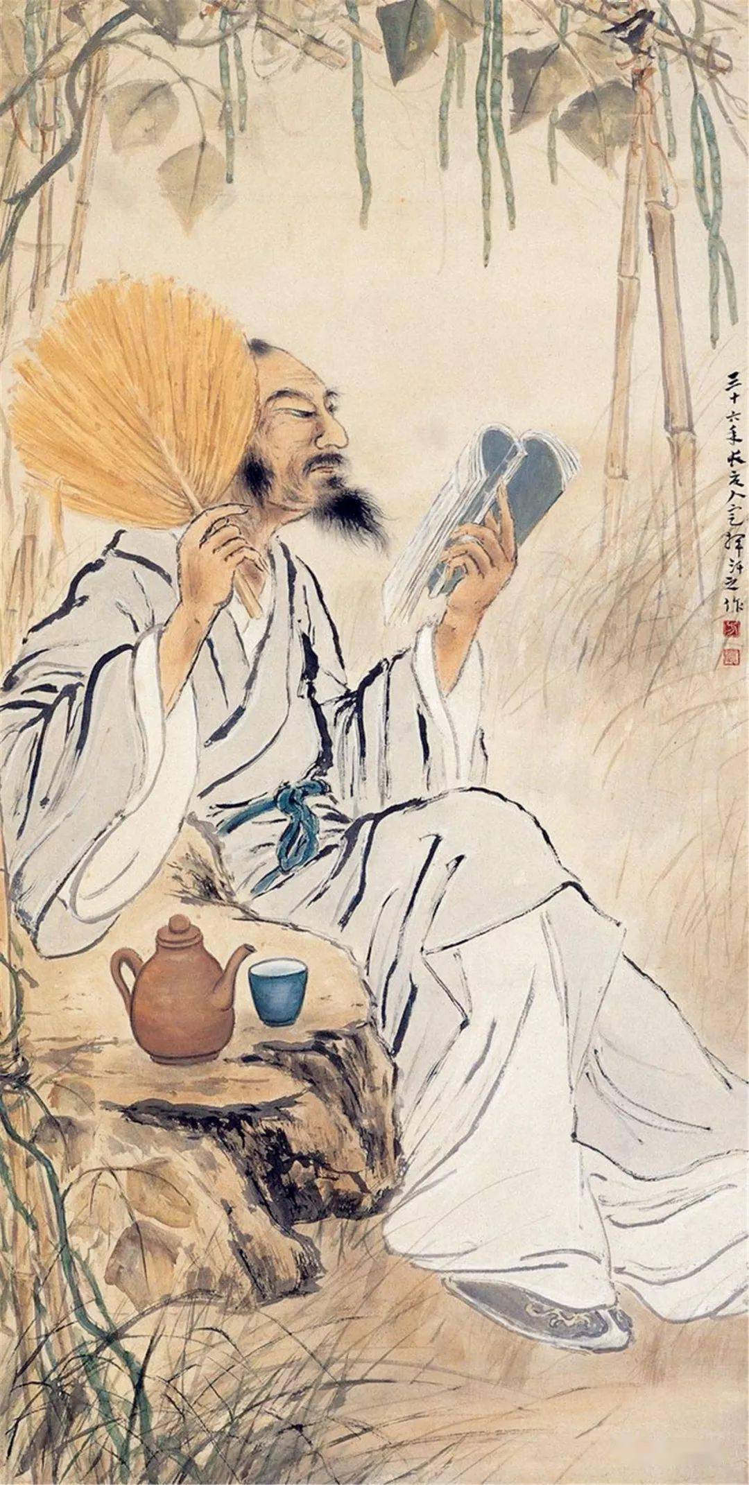 被淡忘的岭南画派骁将方人定作品50幅